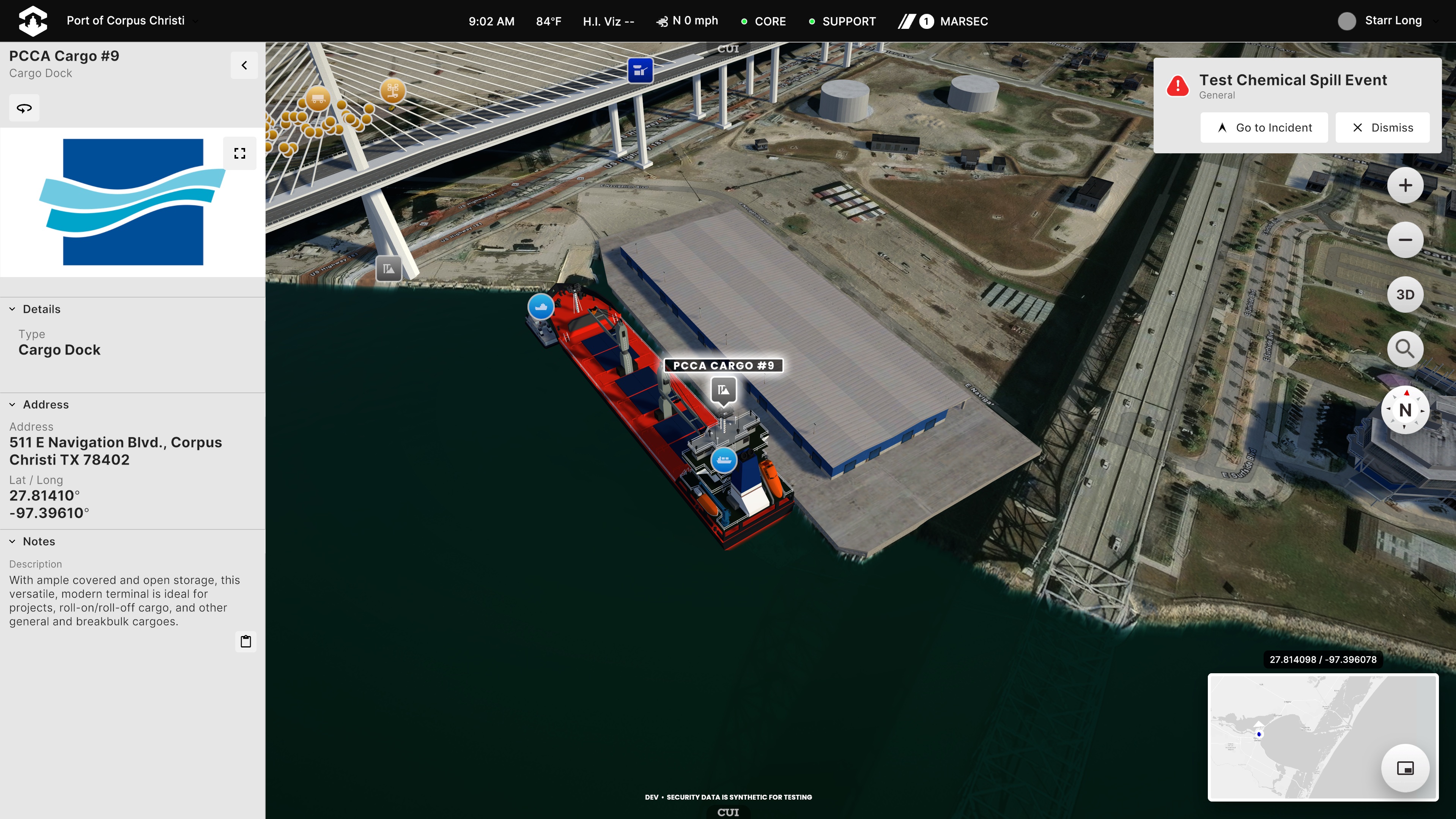optics facilities cargo 9